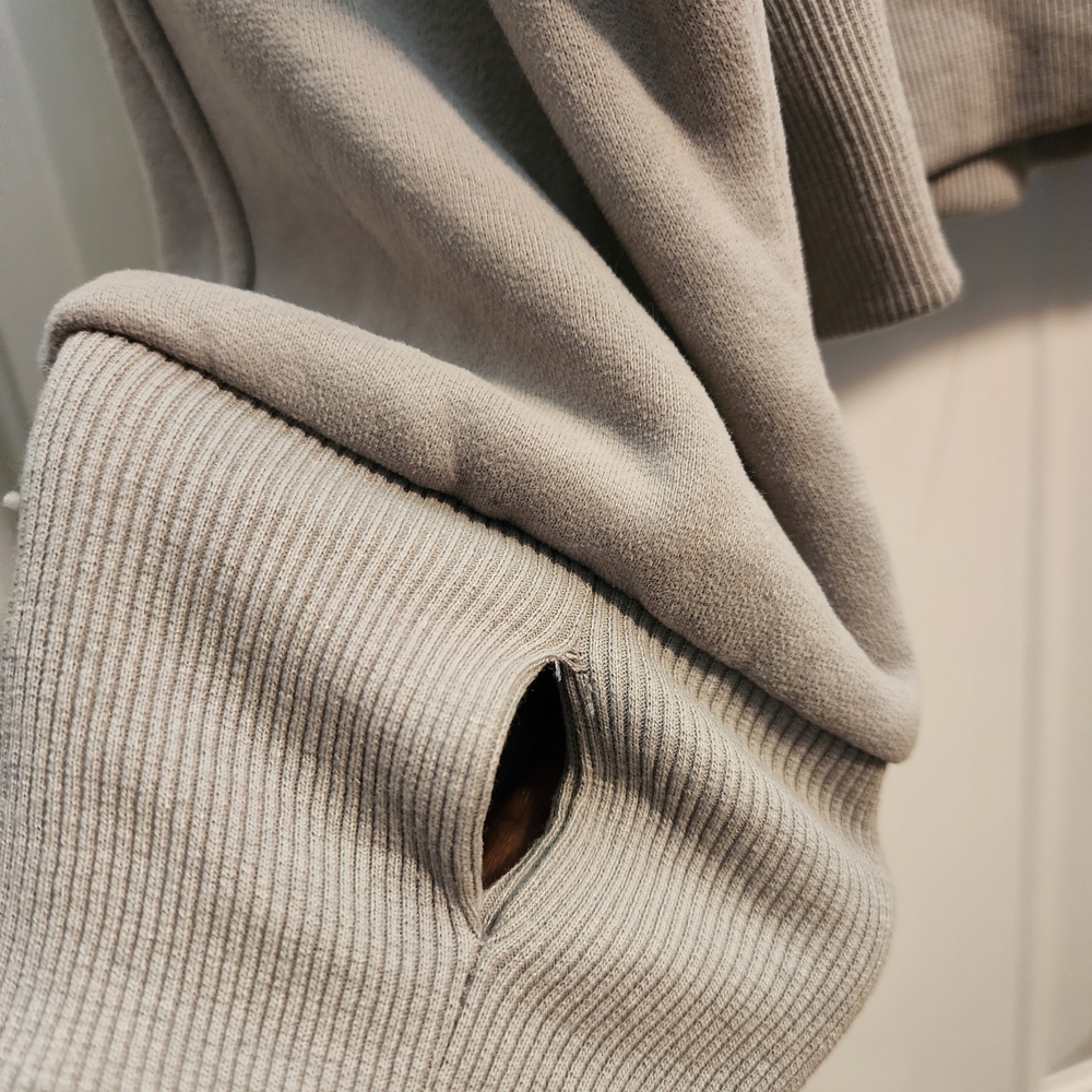 Discount Diva's Gray Half-Zip Sweatshirt - Picture 5 of 6